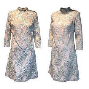 Vintage 1960's Carol Craig Cocktail Mini Dress Sz L